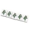 4/5Pcs Chinese Mahjong Tile Magnets for Fridge Colorful Mini Game Tile Magnetic Stickers for Whiteboard or Refrigerator