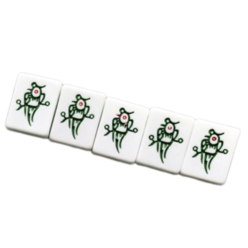 4/5Pcs Chinese Mahjong Tile Magnets for Fridge Colorful Mini Game Tile Magnetic Stickers for Whiteboard or Refrigerator