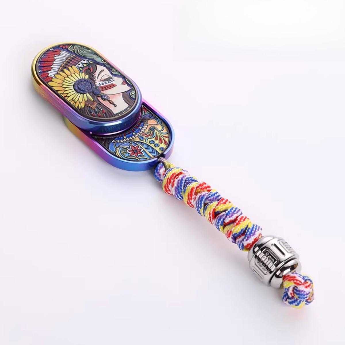 

Metal Fidget Magnetic Push Card Plate Infinite Position Paragraph Titanium Alloy Mechanical Slider Edc Stress Relief Sensory Toy