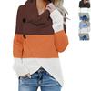 Stylish Women Long Sleeve Casual Knitted Sweater Jumper With Irregular Design