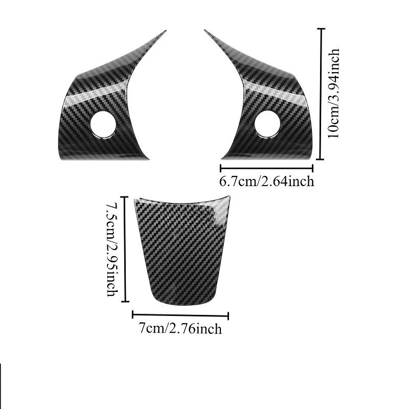 Tesla Model 3/Y Carbon Fiber Steering Wheel Trim (2022/2023)