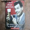 Vintage Tin Beer Signs Antique Decorative Metal Plaques Beer Carteles Vintage Metal Plaque Metal Vintage Pub 20*30cm