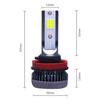 For Toyota Highlander 2014- LED Headlight + Fog Light Bulbs Combo Kit 6000K