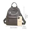 Premium Cowhide Leather Backpack for Ladies - Multi-pocket Casual Backpack