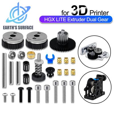 HGX-LITE-Extruder Zahnrad Ganzmetall Gehärteter Stahl Untersetzungsgetriebe Extruder für CR-10 10S Ender 3 V2 Serie 3D-Drucker Zubehör