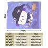 Super Warm BlanketStudents Picnic Bubu Dudu Halloween Throw Blanket  Flannel Bedspread For Living Room Aesthetic Sofa Bed Cover