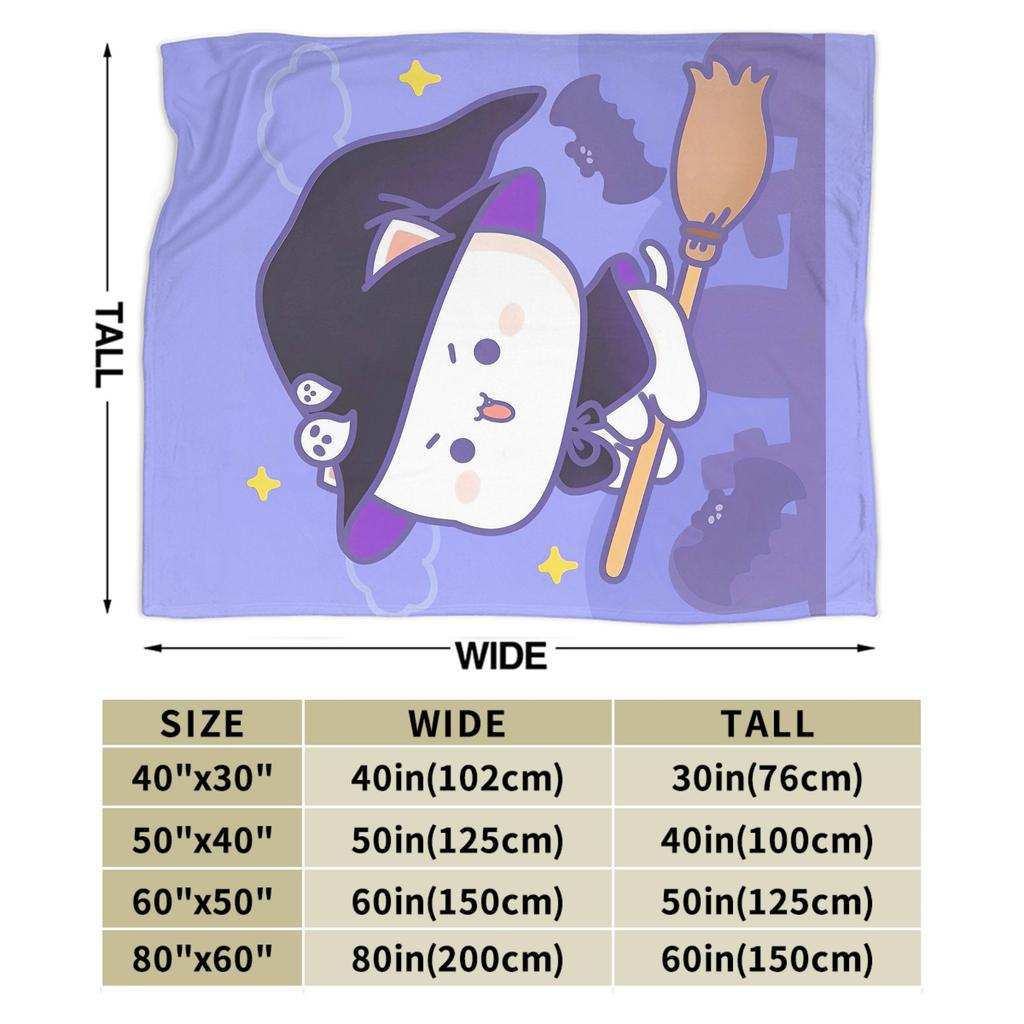 Super Warm BlanketStudents Picnic Bubu Dudu Halloween Throw Blanket Flannel Bedspread For Living Room Aesthetic Sofa Bed Cover