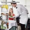 Waitress Aprons with 3Pocket Waist Aprons Commercial Waiter Half Apron with Extra Long Straps for Restaurant Server Work