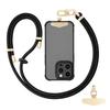 New 8mm Bold Braided Phone Lanyard Retractable Anti-lost Neck Strap Adjustable Universal Hanging Neck Crossbody Chain