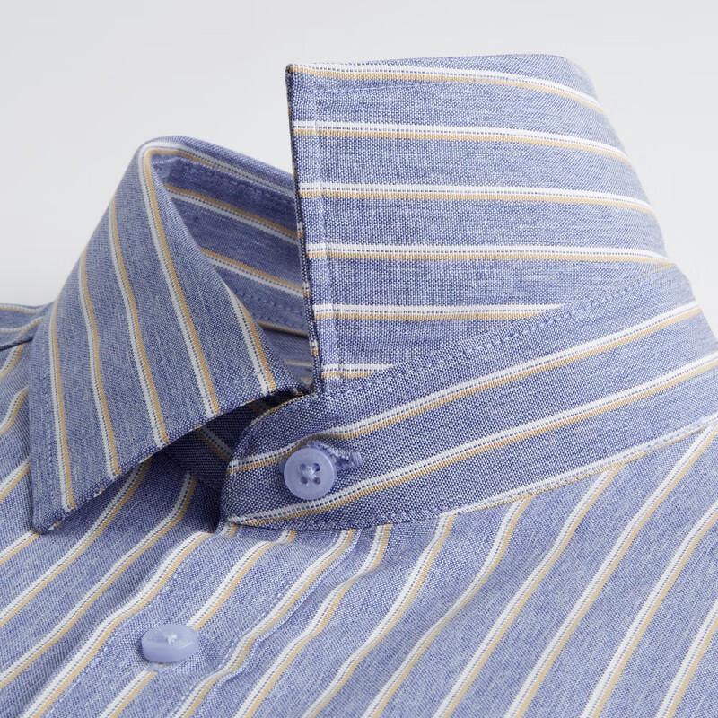 Zhuangji Men's Non-Iron Long Sleeve Shirt