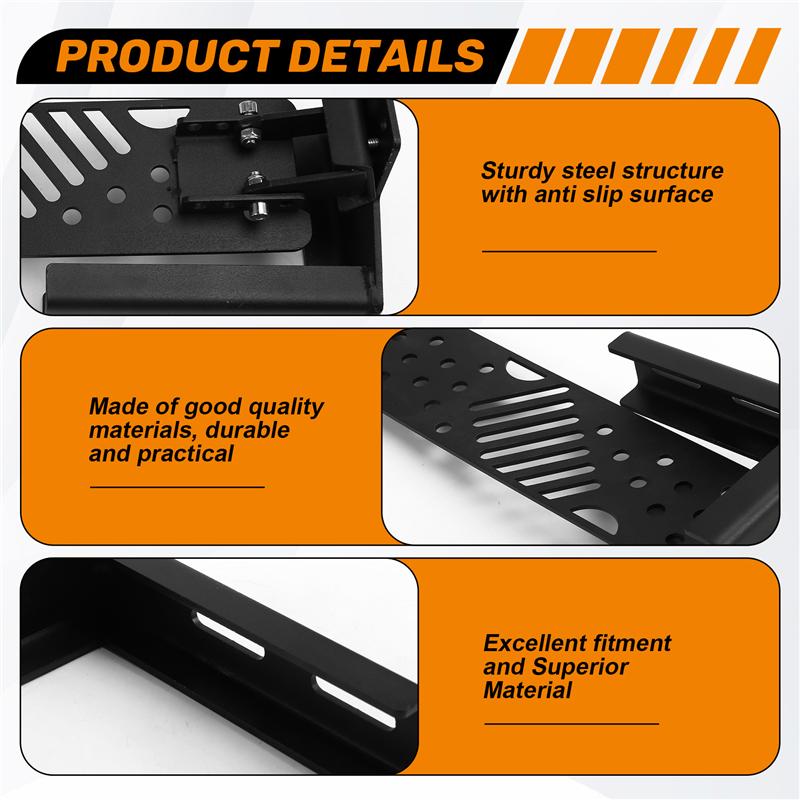 Authentic Dead Pedal Driver Foot Rest Left Side Kick Panel For Jeep Wrangler JL JLU 2018 -  Gladiator JT