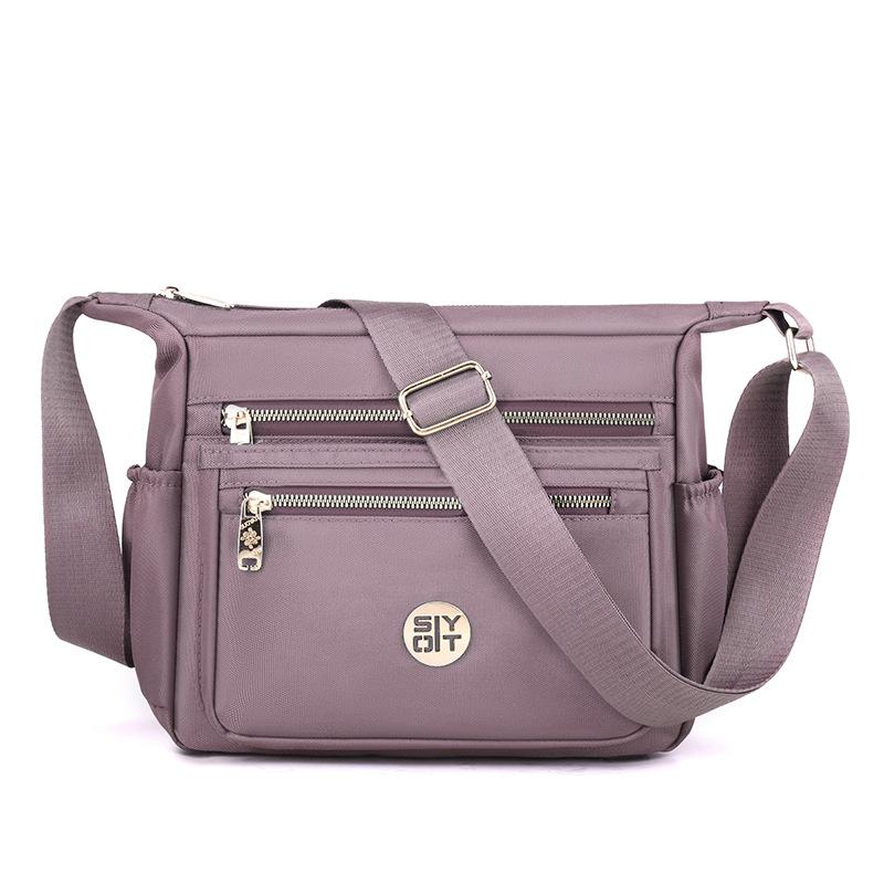 Bag Women's Middle School Mother Bag New Shoulder Messenger Bag Nylon Cloth Bag Trendy Dumpling Bag Women's Bag