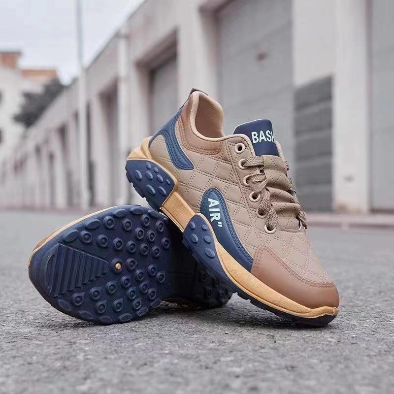 New autumn platform dad shoes men's shoes Korean version comfortable Forrest Gump shoes low-top flat-bottomed trendy shoes sports board shoes