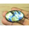 28X45X7MM Natural Labradorite Oval Crystal Cabochon Loose Gemstone 77Cts. SK-3330
