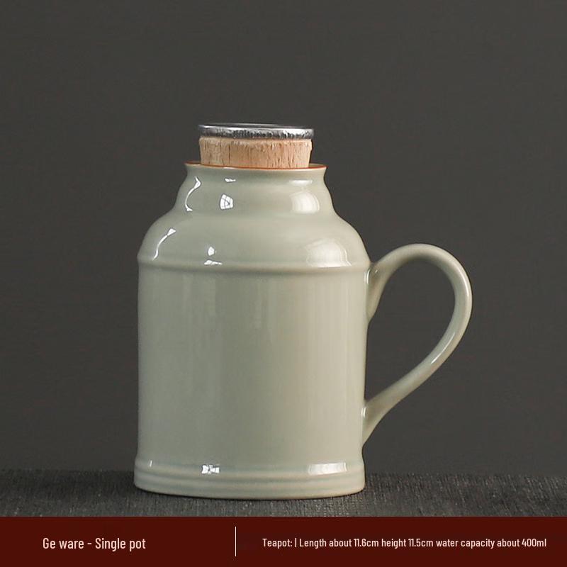 Керамическая чайная кружка Haofeng в стиле ретро, печь Гэ