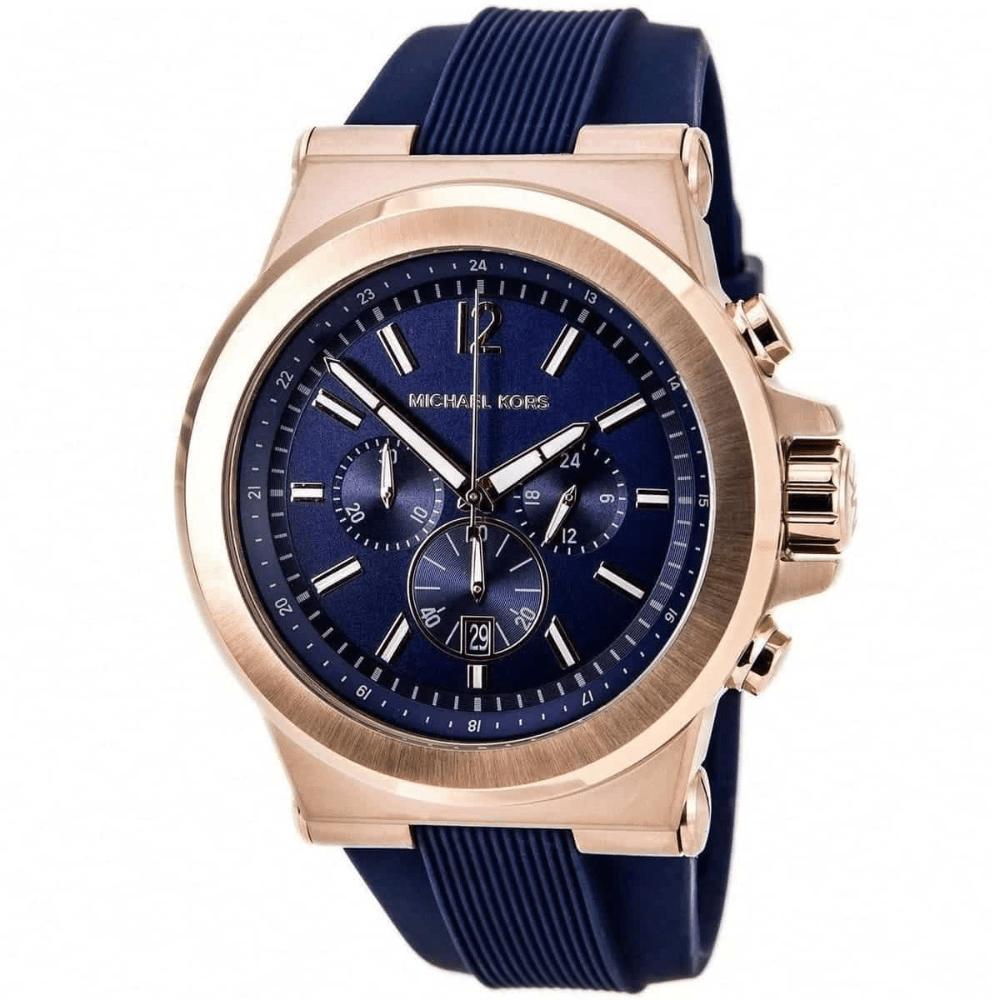 Michael Kors MK8295 Dylan Cronógrafo Mostrador Azul Relógio Masculino