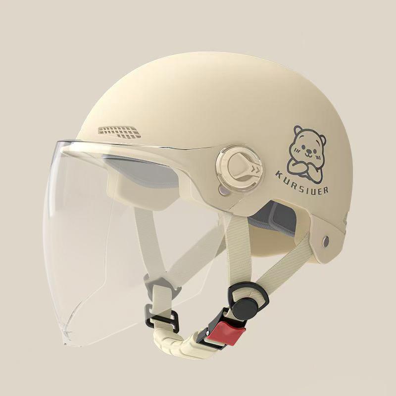 

1 шт. Аккумуляторный мотоциклетный летний универсальный всесезонный солнцезащитный шлем безопасности полушлем шлем для электромобиля женский шлем