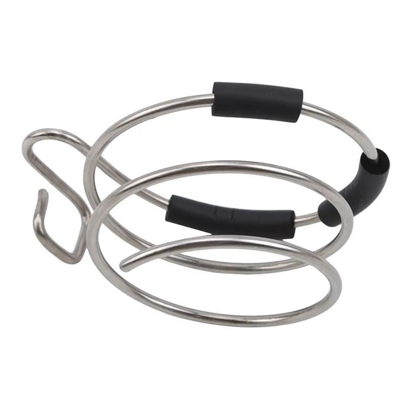 Neuer Spiral Wandmontierter Haartrockner Aufbewahrungs Organizer Rack Halter Hänger zur Verwendung im Badezimmer Salon Stylistenwerkzeug Trockner Organisieren