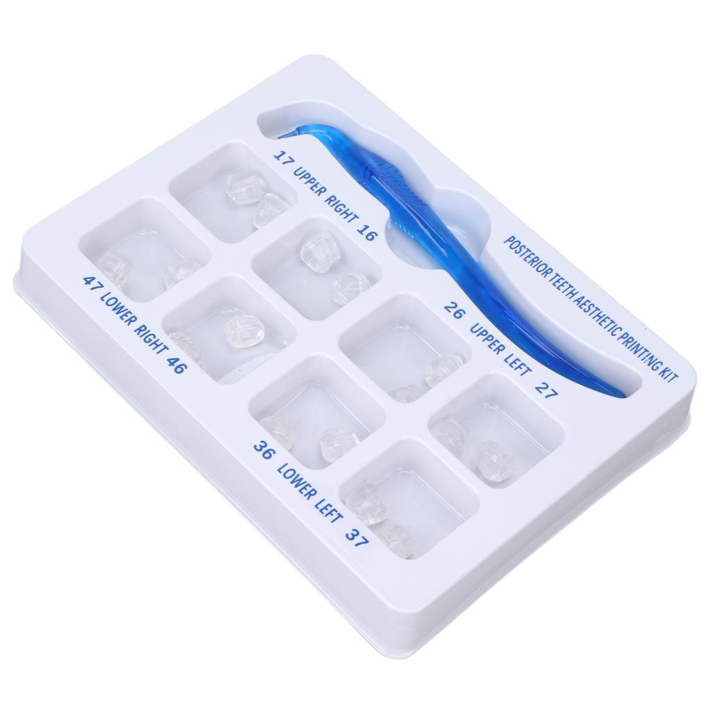 Ästhetisches Druckset für die hinteren Zähne, Gummi, kieferorthopädisches Füllungsrestaurationswerkzeug, Zahnarzt