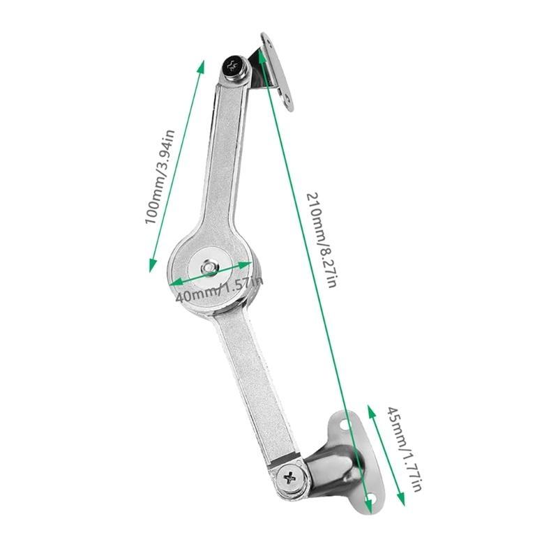Heavy Duty Lid Support Hinge Folding Toy Box Hinge 75°/ 90° / 110° Lid