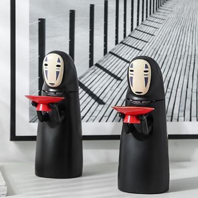 No Face Man Piggy Bank Cartoon Faceless Man Swallowing Coin Storage Container Electric Money Saving Box Decoration Anime Fans Gift