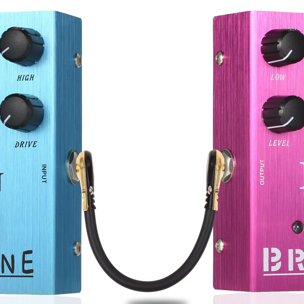 CZ.INSPIRE 6 Pack Guitar Patch Cables 6.35mm Interface Single/Dual Channel Front Stage DI Switch