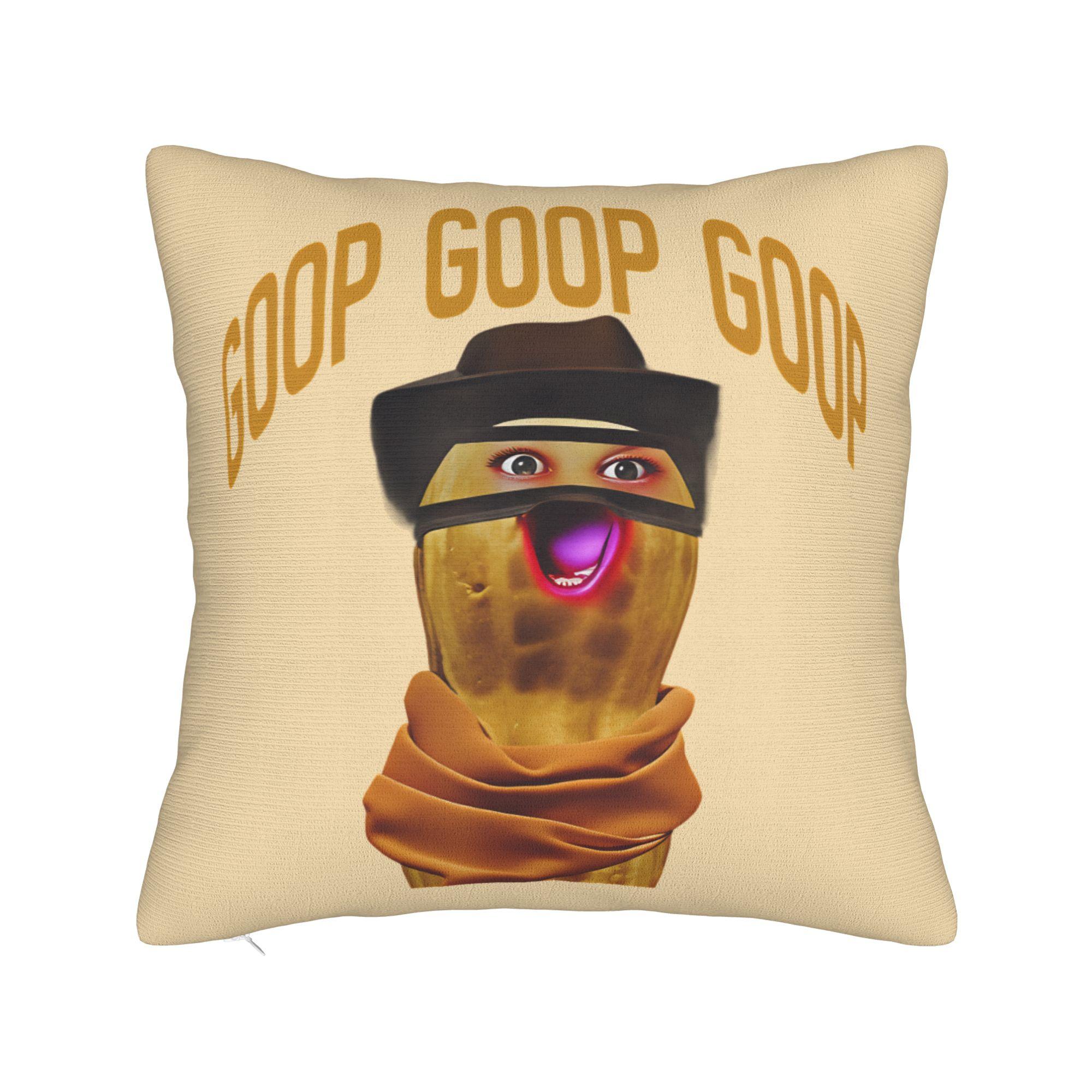 Funny The Burnt Peanut GOOP Bungulator  Pillow Case  Funny Pillow Cover Soft Pillowcases For Office Car Home Decor 12x12Inch