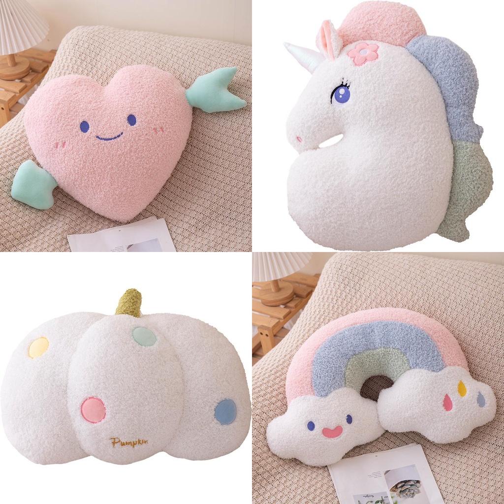 Cute Cloud Shaped Plush Sofa Pillow For Sweet Home Decor Lovely Bedroom And Living Room Backrest Cushion