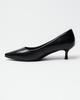 Aiformaria 4140 36 Black Leather Low Heel Shoes
