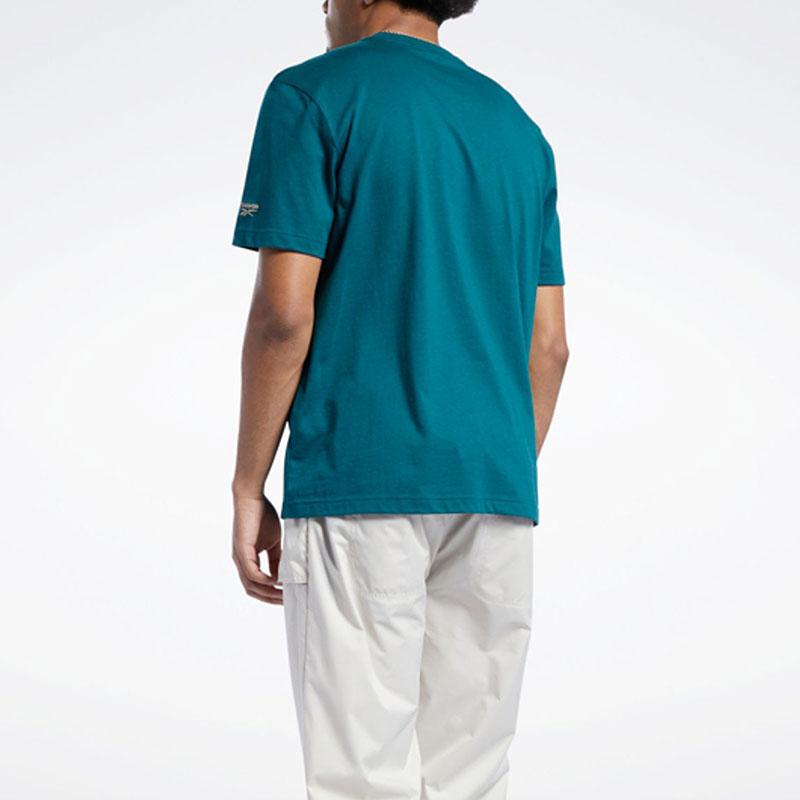 Reebok Cl Ts Golf Graphic Tee Unisex Tops Pine-Green GS1655