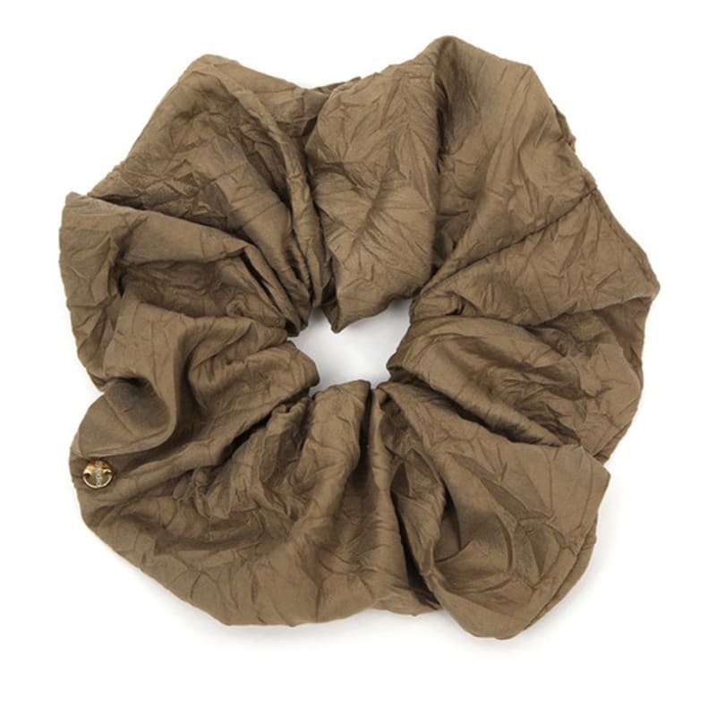 UNDERCONTROL STUDIO SCRUNCHIE / JEWEL / cr / SHINY BROWN