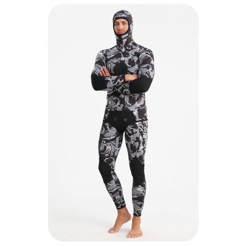 Mens 3mm 5mm Camo Wetsuit Scuba Diving Snorkeling Freediving Spearfishing Thermal Protection