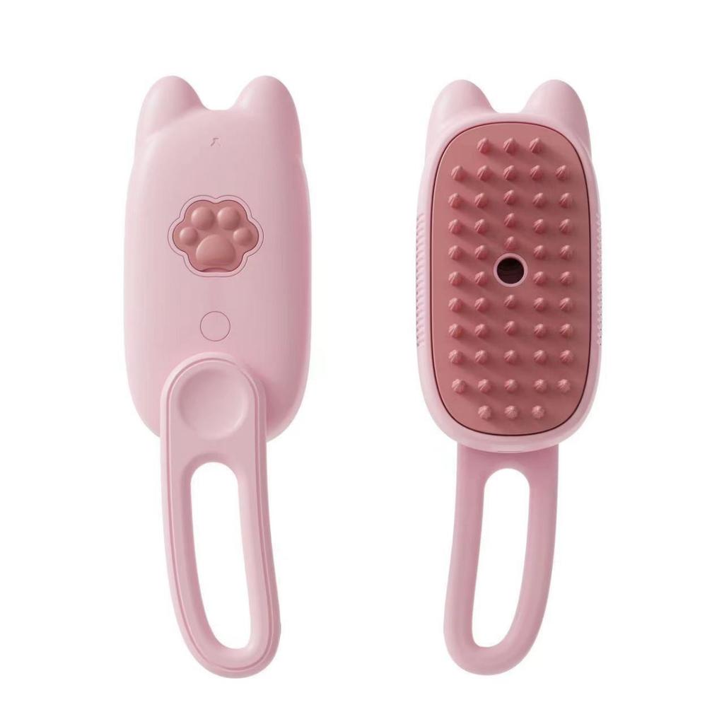 Pet Beauty Brush, Cat Steam Comb with Spray, Automatic Hair Removal Spray and Anti-static USB Charging, Portable Hair Removal Tool