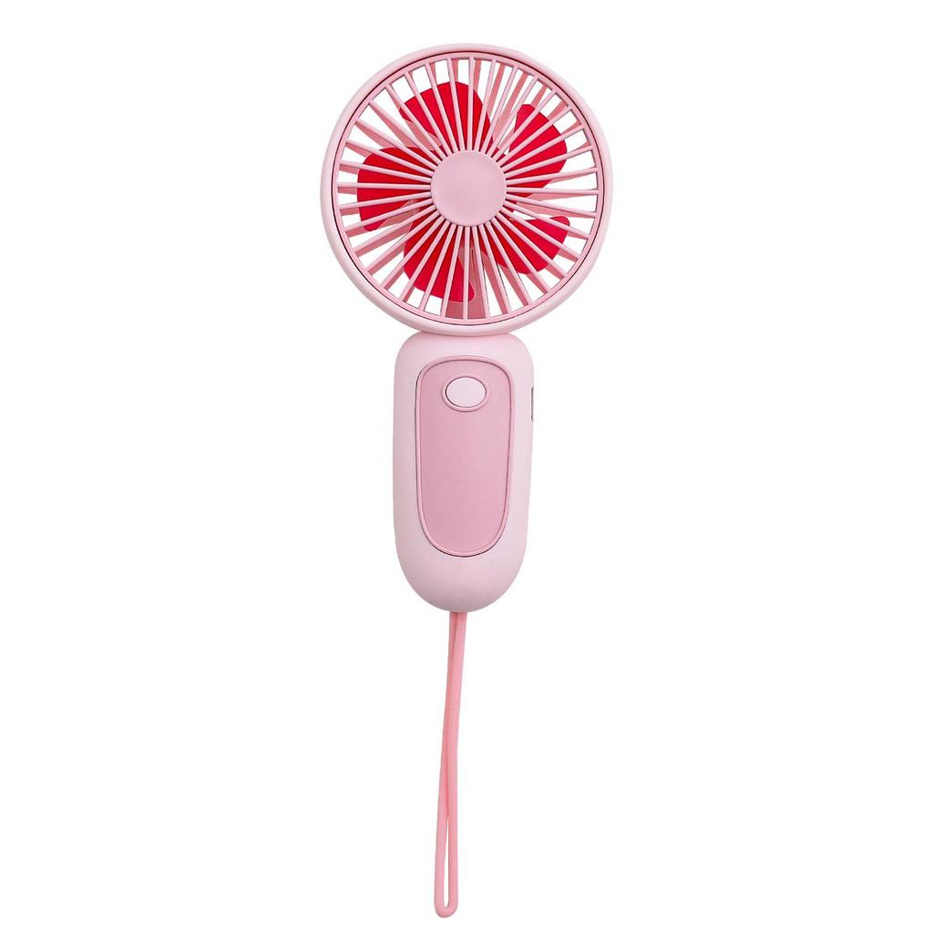 Mini USB Rechargeable Silent Handheld Fan for Travel, Office, and Outdoor Use