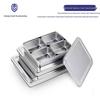 Commercial Stainless Steel Multi-Compartment Condiment Box