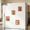 Durable Magnetic Decor Halloween Pumpkin Frame Refrigerator Magnet Vintage Ghost Fridge Decorations Whiteboard Decorative Magnet for Holiday