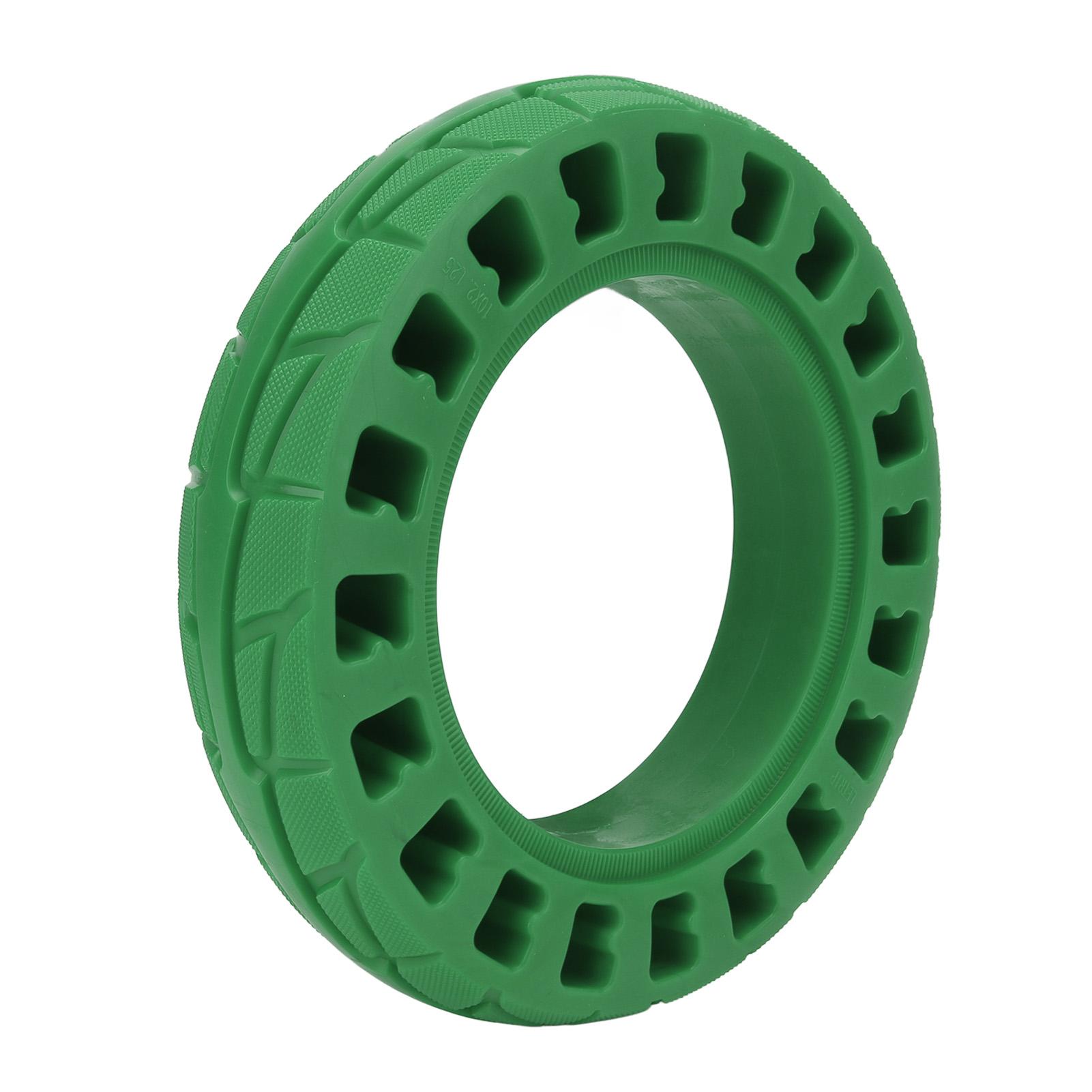

Шина для электросамоката амортизирующая взрывозащищенная двойная сотовая резиновая шина для колеса самоката Xiaomi 10 дюймов зеленая зелёный