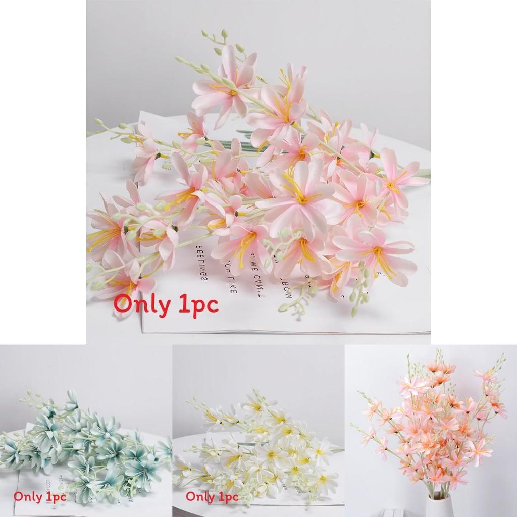 Simulated Magnolia Liliflora Desr Silk Flower Wedding Home Decor And Photography