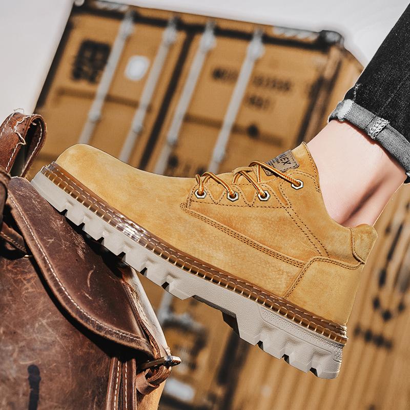 Herrenschuhe aus echtem Leder Klassisch Retro vielseitig Trendiger Stil Täglich Party Büro Outdoor Herbst und Winter Jugendschuhe Heiß