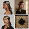 Popular Cashew Print Head Scarf Fashion Bandana Scarf Pirate Headwrap For Outdoor Sun Protections Women Men Headpiece