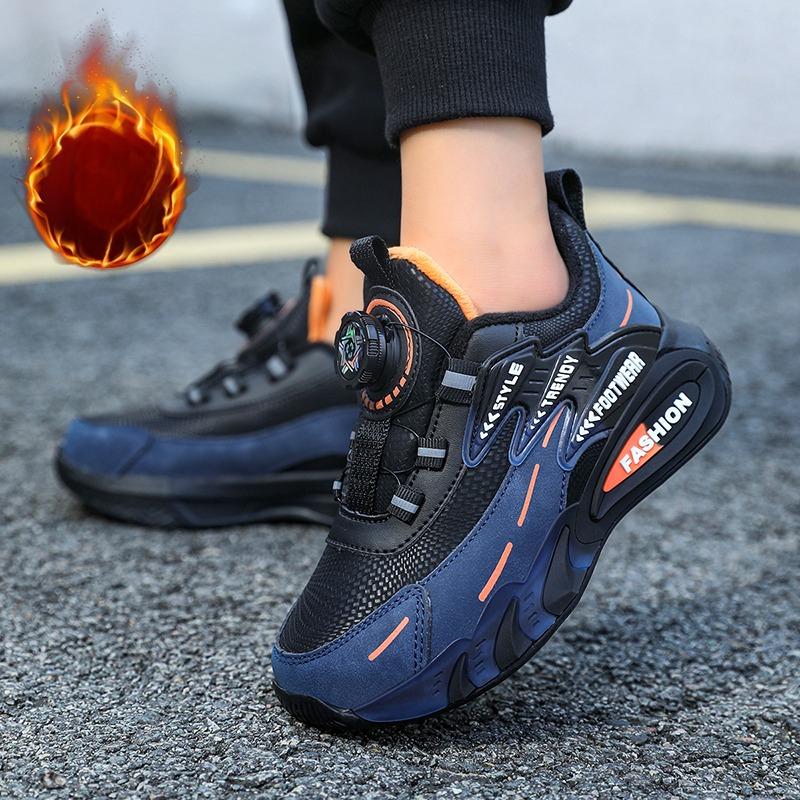 Winter Children's Cotton Shoes Sports Shoes Leather Shoes Casual Running Shoes