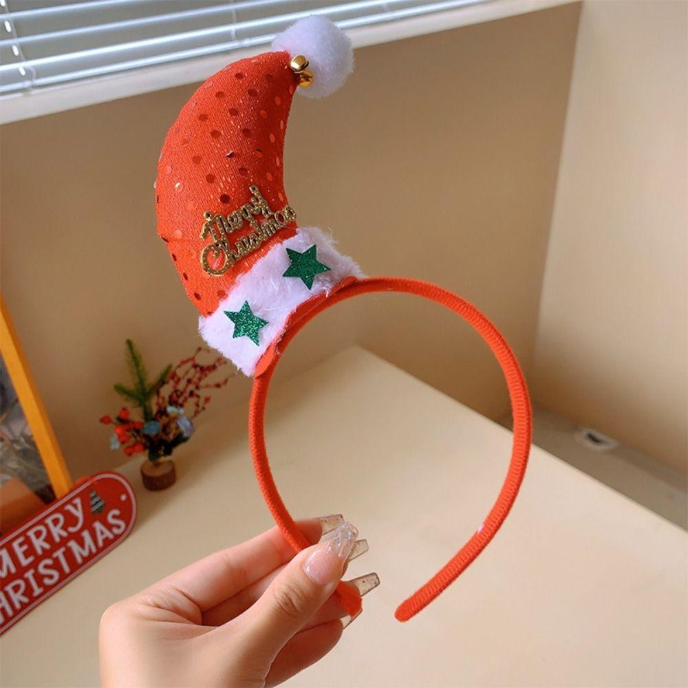 Hairpin Christmas Headband Xmas Antler Hair Clip Creative Santa Claus Hair Hoop  Outdoor