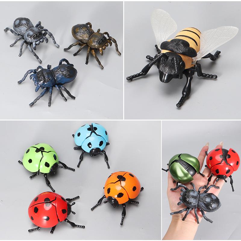 Simulated Wind-Up Insect Toy | Plastic Clockwork Bug | Kids Funny Prank Gift