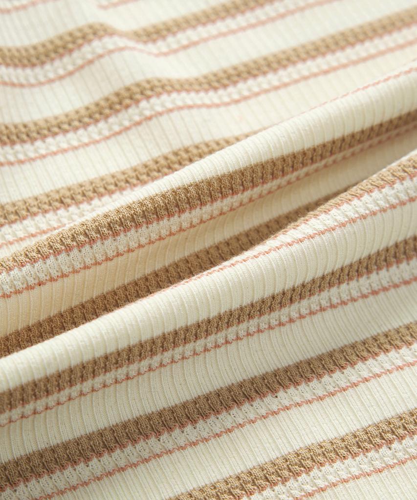 Aejeuon Vatican Stripe Tee/Beige
