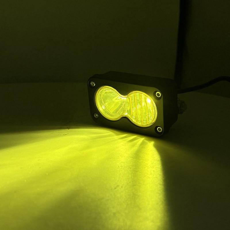 3 Inch Car Spotlight White Yellow Led Pod Driving For Motorcycle Pickup Truck Offroad Roof Luggage Rack Lamp