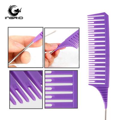 Ingrid – ensemble de peignes de coiffure, peigne à queue, peigne de teinture, outil de Salon de coupe, mise en évidence