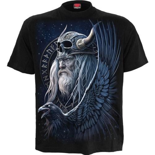 Spiral Direct Unisex Adult Odin´s Warrior Back Print T-Shirt
