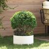 Plant Ring White 40 X 40 X 20 Cm Cold Rolled Steel