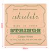 4 Pcs Ukulele Guitar String Set Colorful Nylon Strings For 21/23/26 Inch Ukulele Guitar Accesories