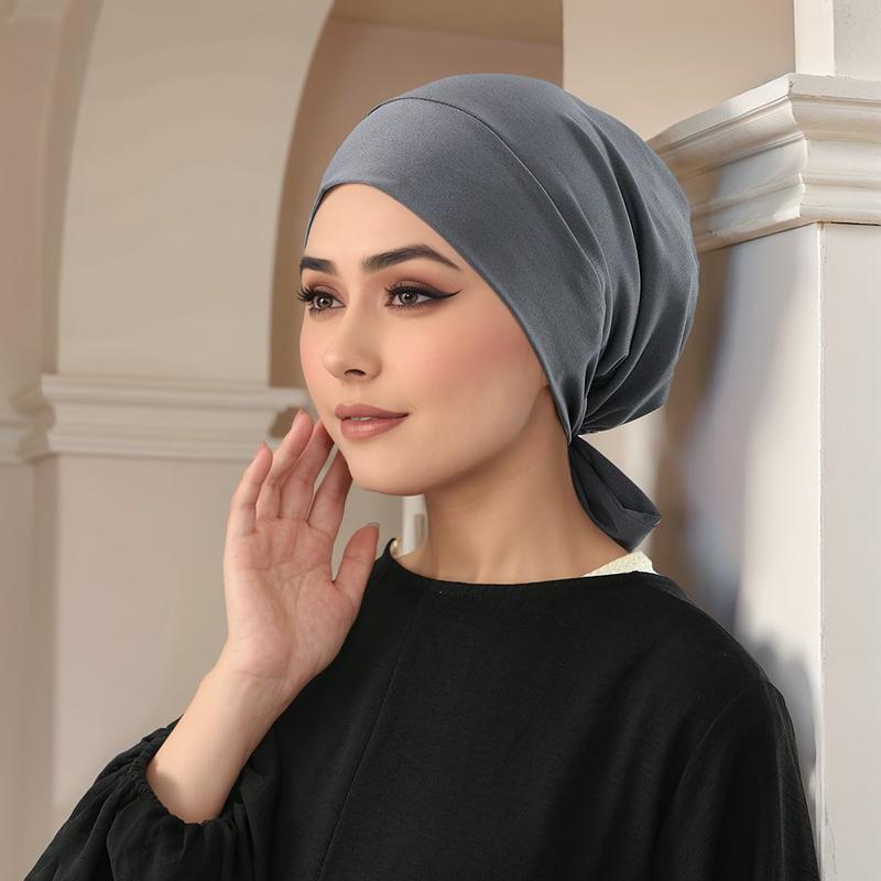 Women Muslim Underscarf Veil Hijab Headscarves Muslim Lady Scarf Ramadan Islamic Turbans Head for Female Hijabs Caps Hat
